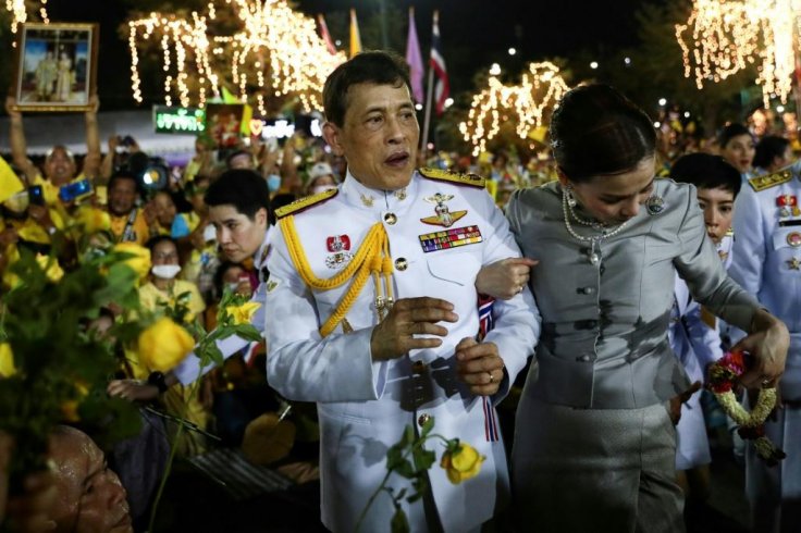 Thai King Maha Vajiralongkorn and Queen Sotheda. 