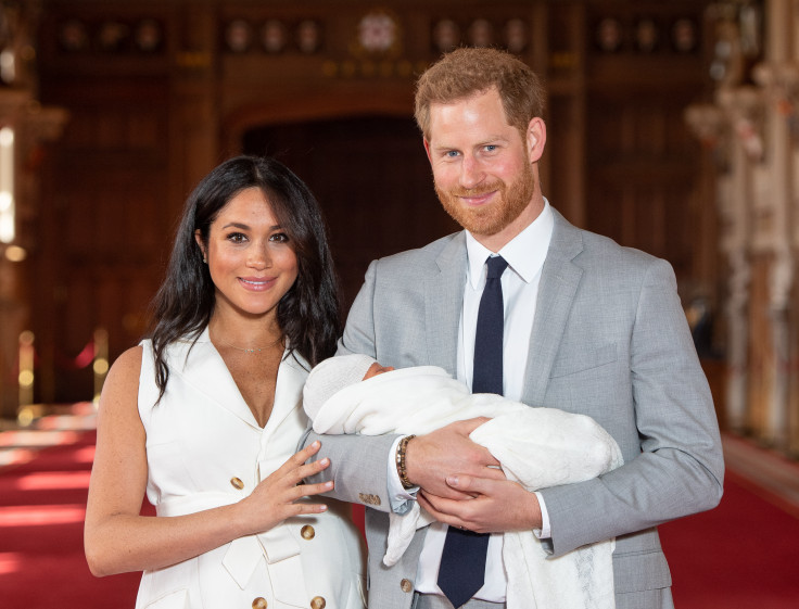 Prince Harry, Meghan Markle and son Archie.