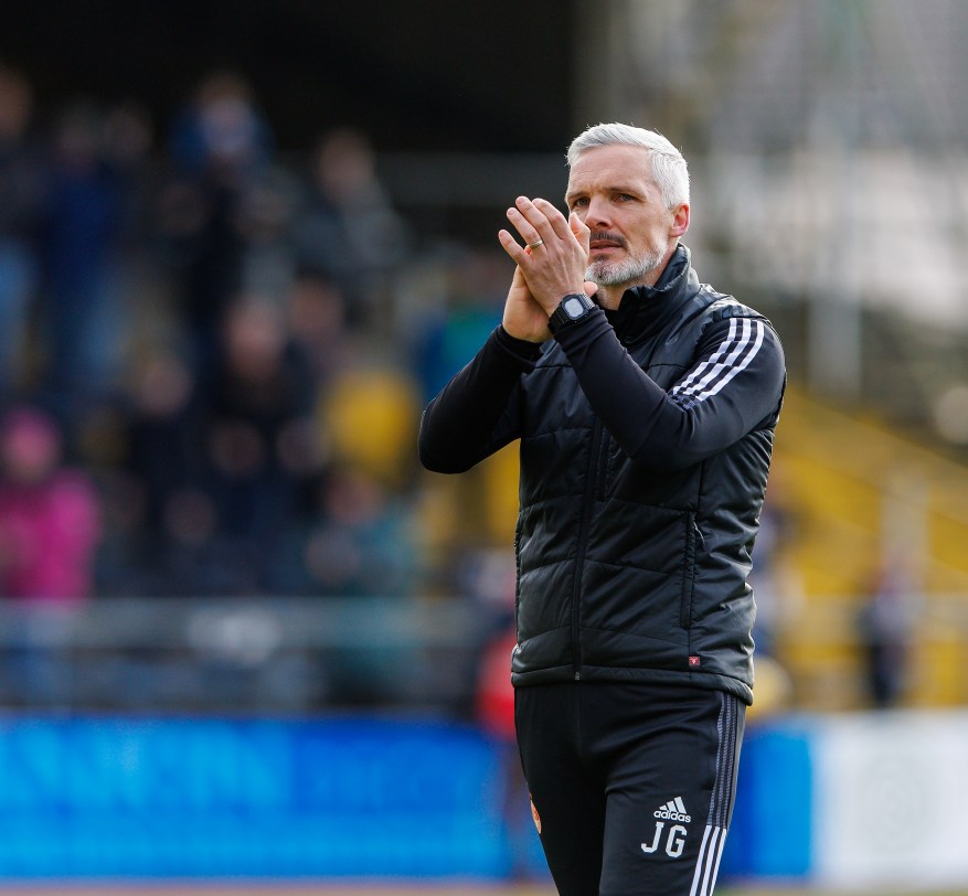 Jim Goodwin After The Scottish Premier League Match Against Dundee