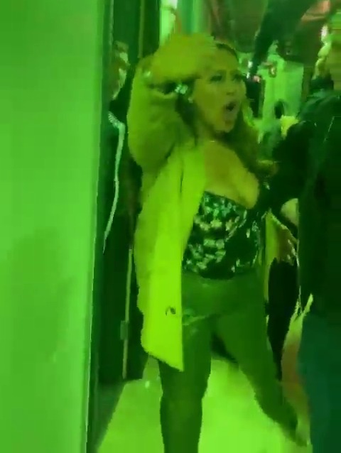 Claire, 41, Reacted When One Of The Men Reportedly Called Her Son An 