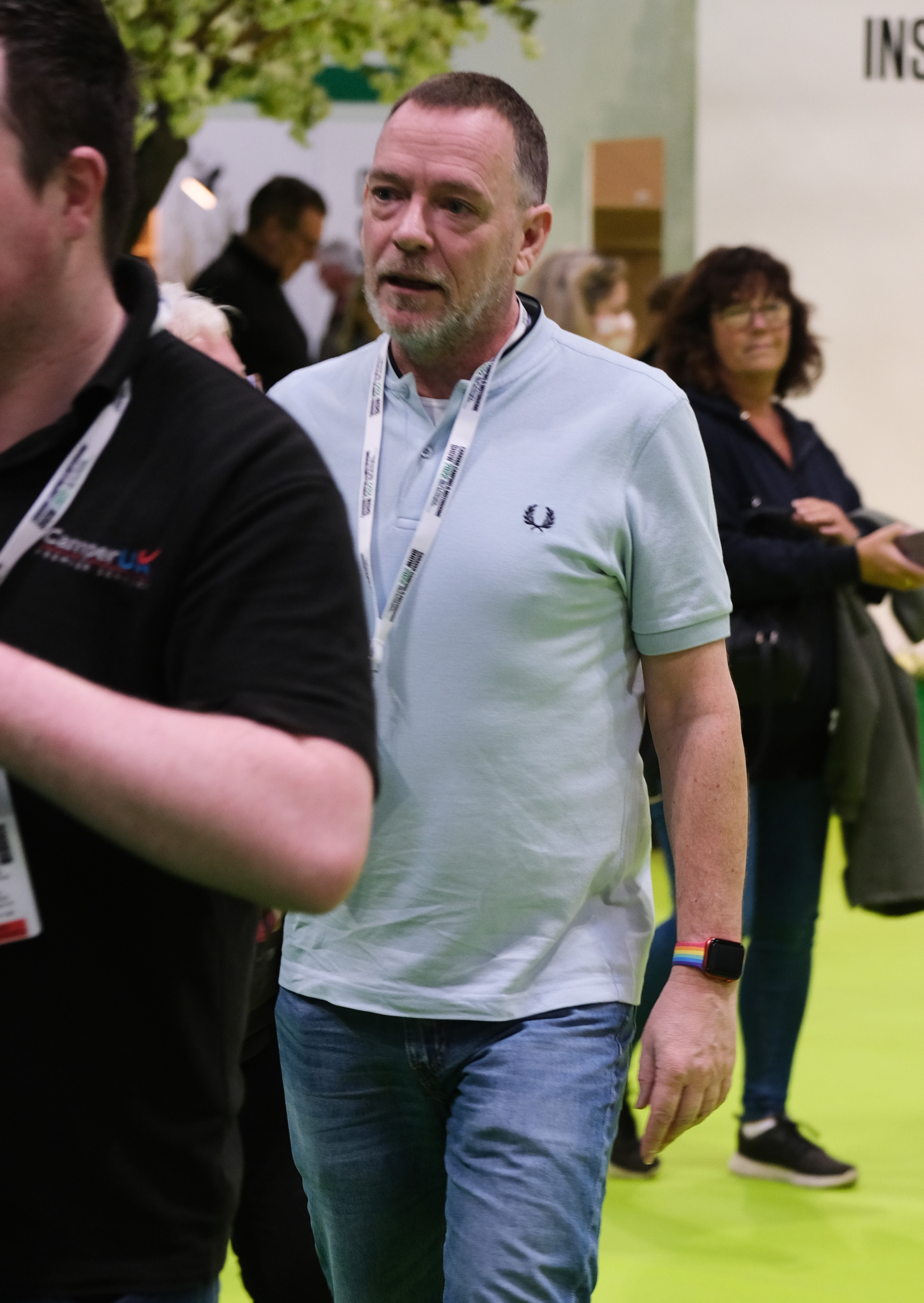 He Could Be Seen Looking At The Luxury Motorhomes At The Show.