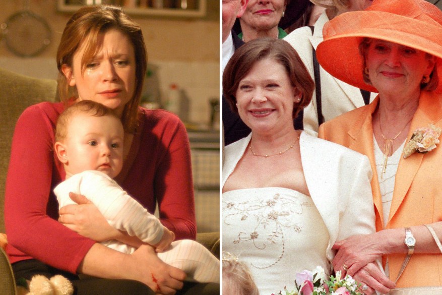 Hannah Waterman'S Mom Patricia Joined Her At Laura Beale'S East Ender Wedding.