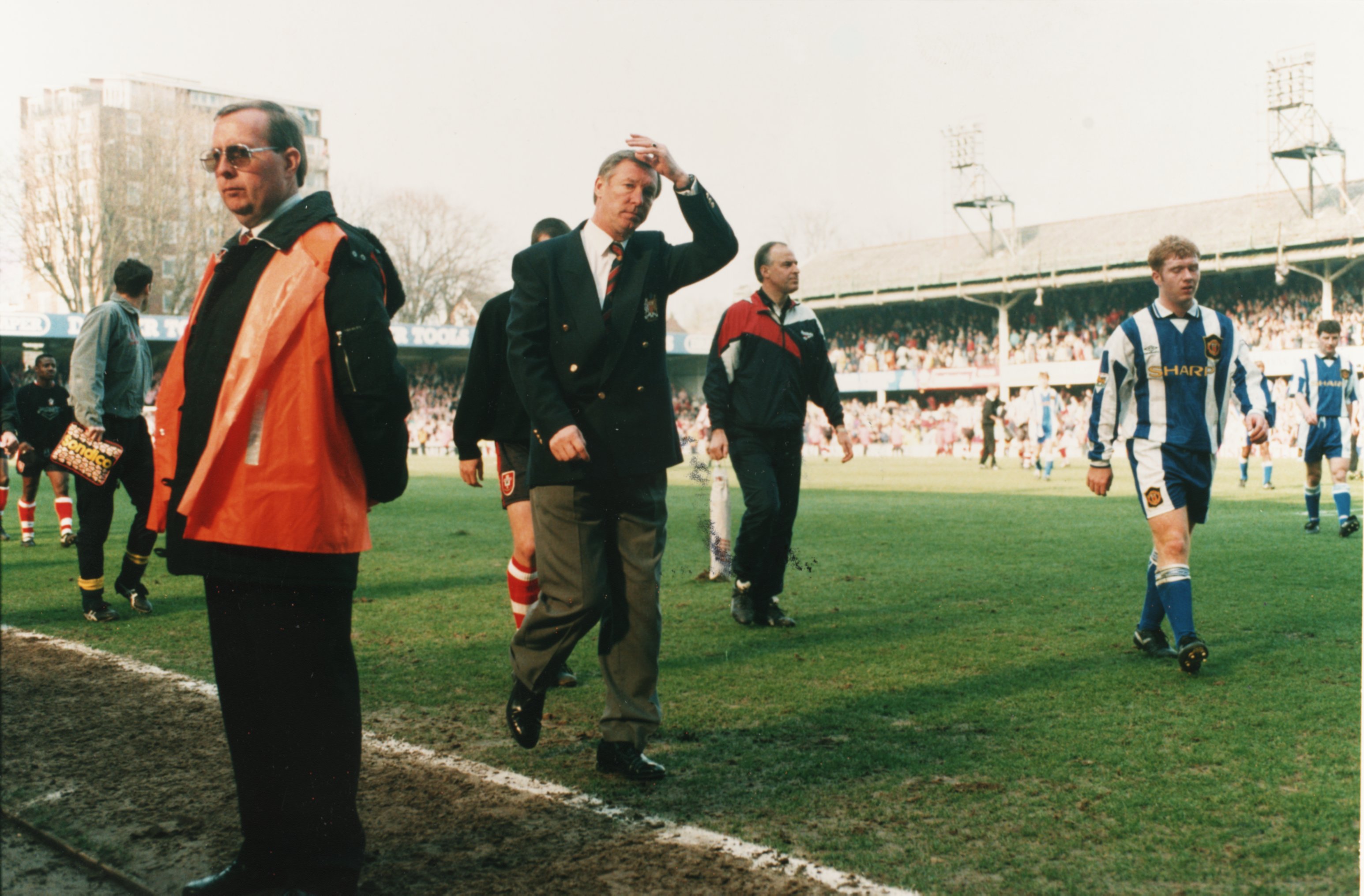 The United Star Changed His Shirt At Half-Time And Sir Alex Ferguson Complained That His Stars Couldn'T Find A Pass In Grey.