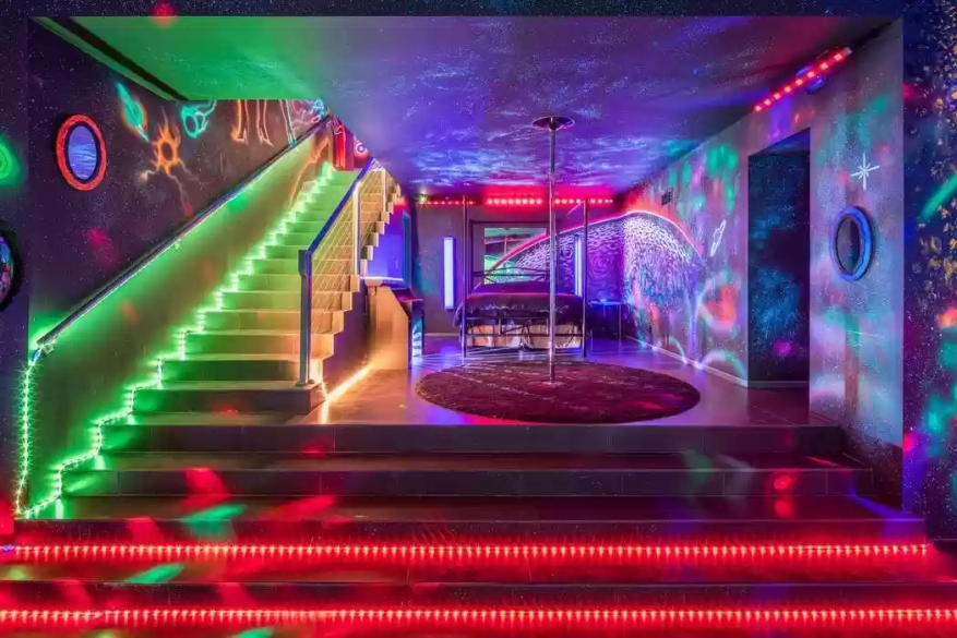 The Living Room Is Equipped With A Single 