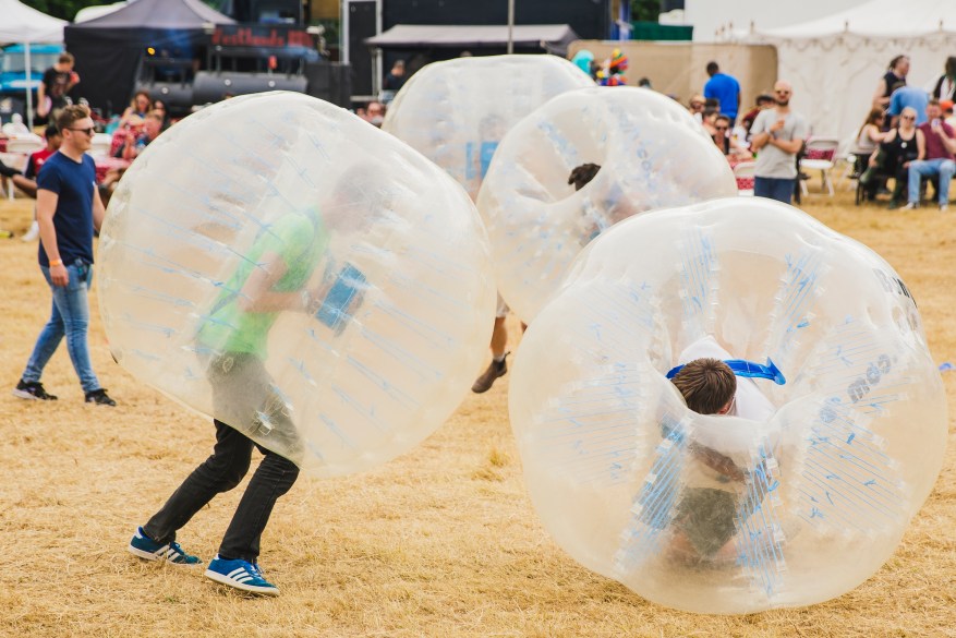 Zorbing Is Available At Landal Kenwick Woods.