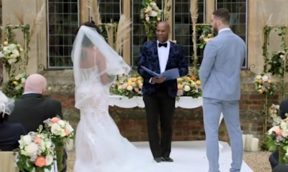 He met the ant a few moments ago when he said I do.