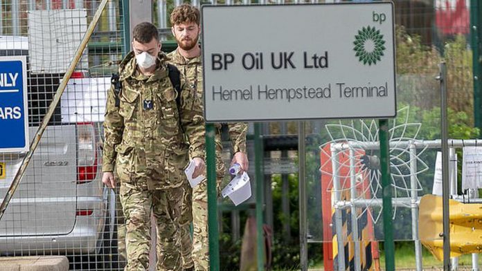 UK fuel crisis: Army tankers will deliver fuel from Monday.