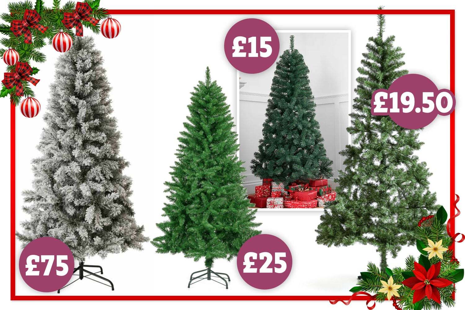 Grab the Christmas tree now and beat the rush - here are five of the best we've seen.