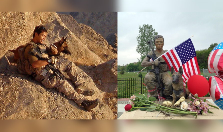 Dog Park is dedicated to the soldiers and dogs that die in Afghanistan.